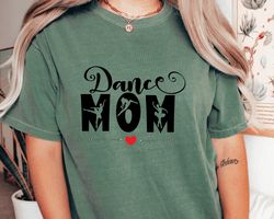 dance mom shirt, mom shirt,comfort colors mom shirt, groovy smiley dance spirit crewneck t-shirt for women, mothers day