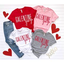 Galentines Day Tshirt, Galentines Day Gifts for her, Galentine Gang Funny Valentines Day Tshirt Christmas Gift