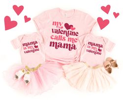 matching mama and mini shirt, valentines day gift, mommy and me outfits, galentines day gift, matching shirts, funny val