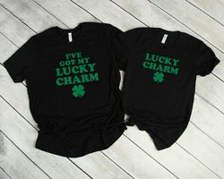 couples shirts st patricks day t-shirt, ive got my lucky charm, lucky charm his  hers, matching shirts, wedding gift, an