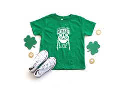 feeling really lucky youth st patricks day t-shirt, toddler shirt, youth shirt, cute st patricks day shirt, st paddys da