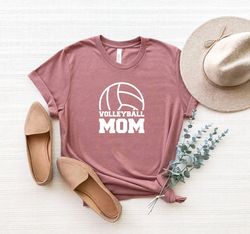volleyball mom shirt, volleyball t-shirt, volleyball lover gift, mom t-shirt, gift for sports mom, cute volleyball shirt