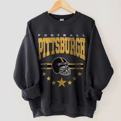 Pittsburgh Football Sweatshirt, Vintage Style Pittsburgh Football Crewneck, Football Sweatshirt, Pittsburgh Crewneck, Fo