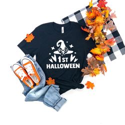 first halloween shirt, 1st halloween shirt, halloween shirt, happy halloween, halloween hat shirt, horror shirt, witch s