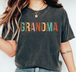 grandma shirt, grandma t-shirts, leopard grandma tee, retro grandma tshirt, gifts for grandma, mothers day gift for gran