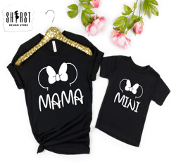 Mama and Mini Shirt, Mothers Day Shirt, Mini Mouse Mom Shirt, Matching Mama Shirt, New Mother Shirt, Pregnancy Shirt Gif