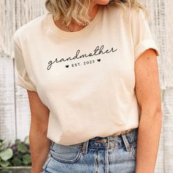 grandmother shirt, mothers day gift, grandmother gift, gifts for grandma, gift from grandkids, grammy gift, new grandmot