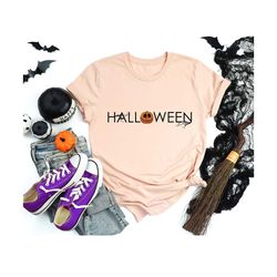 halloween shirt, pumpkin shirt, spooky season shirt, fall shirt, skeleton shirt, halloween pumpkin shirt, vintage shirt,