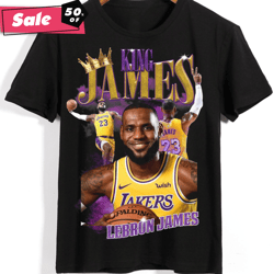 2022 new portrait of lebron james los angeles lakers unisex t-shirt