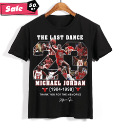 23th anniversary the last dance mj jordan jumpman chicago bulls michael jordan unisex t-shirt