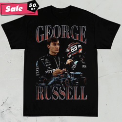 63 driver graphic 2022 fan mercedes nascar racing formula 1 f1 rus 63 george russell shirt
