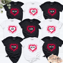 funny valentines day group shirt, friends valentine t-shirt, group shirts, love shirt, matching couples shirt, valentine
