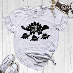 Mama Saurus Shirt, Mom Dinosaur Shirt,  Dinosaur Family Shirts,  Saurus Family Shirt, Dinosaur Party Shirt, Saurus Famil