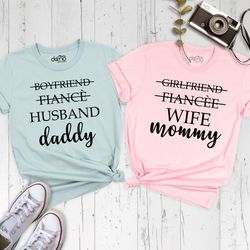 wife and husband shirts, wife shirt, husband shirt, couples shirt, his hers, pregnancy announcement shirt, honeymoon cou