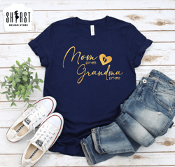 personalized mom grandma shirt, new grandma gift, custom grandmother shirt, new grandmother shirt, mothers day shirt, mi