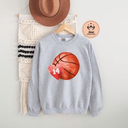 basketball custom number sweatshirt or hoodie, basketball hoodie, basketball shirt, basketball mom shirt, basketball gif