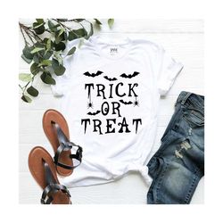 trick or treat halloween shirts, funny halloween shirts, witch shirt, hocus pocus shirt, trick or treat shirt, happy hal