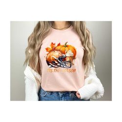 tis the season shirt, fall pumpkin shirt, football shirts for women, women fall shirt, fall season shirts, cute pumpkin