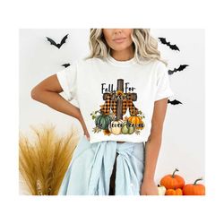 fall for jesus shirt, thanksgiving shirt, pumpkin shirt, cute fall shirt, gift for her, fall shirt, autumn shirt, he nev