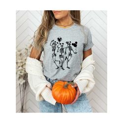 disney halloween dancing skeleton shirt, skeleton mickey ear shirt, funny skeleton shirt, mickey balloon shirt, disneyla