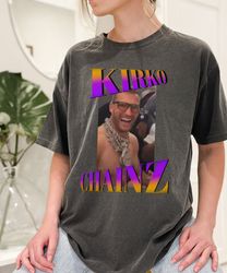 comfort colors kirk cousins 90s vintage inspired kirko chainz tshirt, kirk cousins shirt, minnesota vikings nfl merch