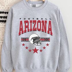 arizona football sweatshirt, vintage style arizona football crewneck, america football sweatshirt, arizona sweatshirt, f