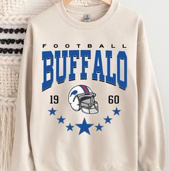 buffalo football sweatshirt, vintage style buffalo football crewneck, football sweatshirt, buffalo football sweatshirt,