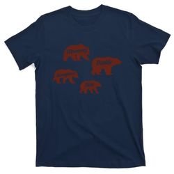 bears family gift mother father children t-shirt