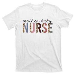 mother baby nurse leopard print cheetah cute nursing women t-shirt