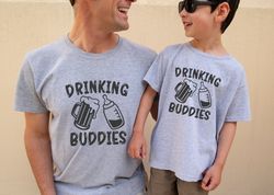 our first fathers day shirt, fathers day matching shirt, fathers day daddy and baby outfit, fathers day gift,father and