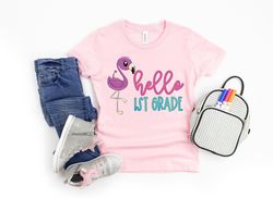 hello 1st grade shirt, kindergarten shirt, back to school shirt, teacher life shirt, first grade teacher shirt, gift for