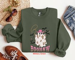 boohaw sweatshirt, cowboy ghost shirt, halloween sweatshirt, boohaw shirt, happy halloween shirt, halloween ghost shirt,