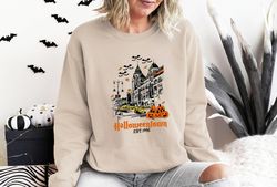 halloweentown sweatshirt, halloween est 1998 sweatshirt, halloween shirt, happy halloween, halloween sweatshirt, hallowe