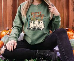 howdy ghouls sweatshirt, ghouls sweatshirt, cute ghosts sweatshirt, halloween shirt, spooky tee, happy halloween shirt,