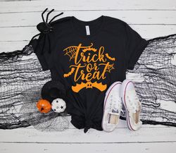 trick or treat halloween shirts, funny halloween shirts, witch shirt, hocus pocus shirt, trick or treat shirt, happy hal