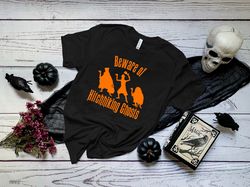 beware of hitchhiking ghosts shirt, halloween ghost shirt, horror shirt, skeleton shirt, fall shirt,spooky tee, hocus po