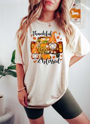 fall gnomes shirt, gnome fall shirt, fall tee, thankful shirt, thanksgiving tee, fall tshirt, thankful pumpkin shirt, ho