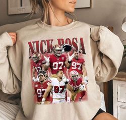 nick bosa sweatshirt, vintage nick bosa football shirt, nick bosa sweatshirt, classic 90s graphic tee, unisex, vintage b