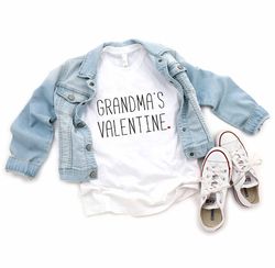 Grandmas Valentine Kids Shirt - Little Valentine Kids Tee - Cute Valentines Day Shirt