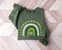 st patricks day sweatshirt for women, boho st pattys day shirt, irish sweatshirt, saint patricks day shirt, shamrock rai