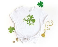 st pat rex day shirt, st patricks day shirt, st patricks kids shirt, st patricks shirt for boys, t-rex shirt, shamrock s