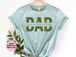 Customized Dad Shirt With Kids Names, Camouflage Custom Dad Shirt, Happy Fathers Day Gift, Military Dad Shirt, Personali
