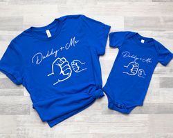 Matching Daddy and Me Fist Bump,Fathers Day Gifts,Fathers Day Shirt,Gifts For Dad, Dad and Son Shirt,Dad and Daughter Sh