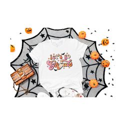 lets go ghouls shirt,vintage halloween shirt,retro fall tee,2023 halloween sweatshirt, vintage ghost shirt,spooky season