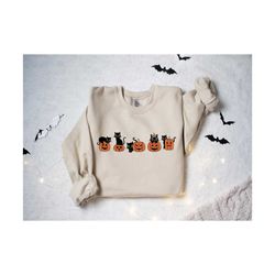 halloween sweatshirt,cat sweatshirt,ghost shirt,halloween sweater,cool halloween cat shirt,cat lover tshirt,black cat sh