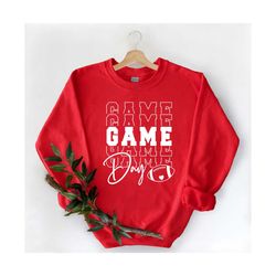 game day sweater, football sweatshirt, football sweat for women, football mom hoodie, game day hoodie,first day of schoo