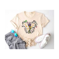 floral castle shirt, trip shirt, spring vibes shirt, summer vacation shirt, floralspringshirt, disney girl trip, mickey