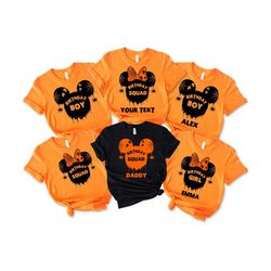 personalized disney halloween family shirt, disney shirt, disney custom mickey and minnie shirt, halloween shirt, custom