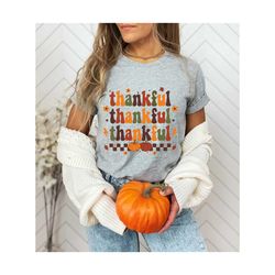 thanksgiving shirt, thankful shirt, retro thankful shirt, fall shirt, love fall y'all shirt, cute fall shirt, thanksgivi