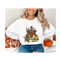 pumpkin sweatshirt, thanksgiving gift, jesus hoodie, fall sweatshirt, cute fall sweatshirt, fall for jesus he never leav